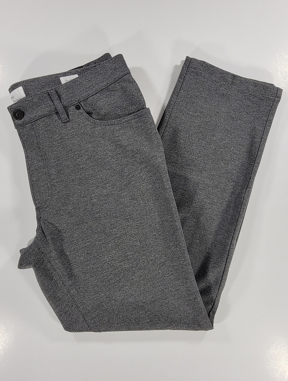 BRAX Hi-Flex Pants Men 36x31 Chuck Modern Stretch 5 Pocket Gray Slim Fit
